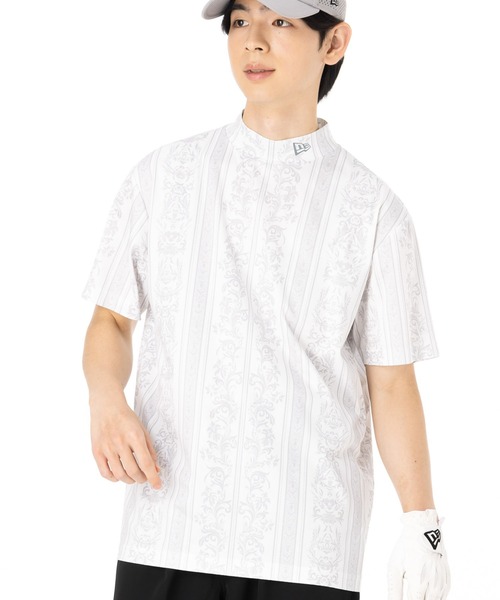 【新品】ニューエラ ゴルフ バンダナ柄 ポロシャツNEWERA Lサイズ セール】ニューエラ ゴルフ ポロシャツ バンダナ柄（ポロシャツ