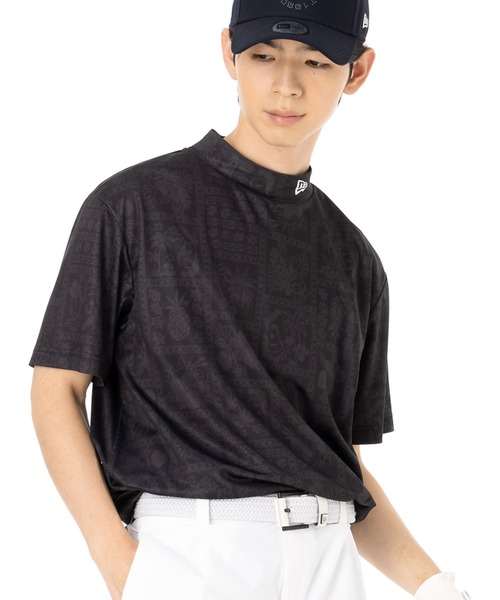 NEW ERA ポロシャツ ニューエラゴルフ 半袖ミッドネックTシャツ