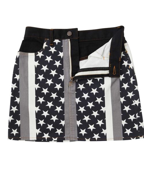 HYSTERIC GLAMOUR（ヒステリックグラマー） スカート STAR STRIPE柄 A