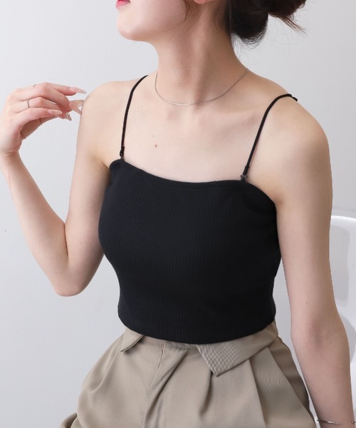 WEGO（ウィゴー） キャミソール WEGO/なちゅ盛れカップインショート