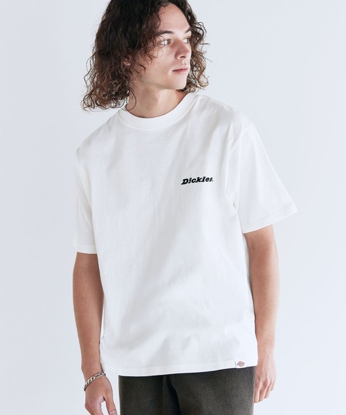 Dickies（ディッキーズ） tシャツ 天竺バックシンボル刺繍プリント