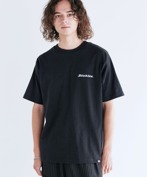 Dickies（ディッキーズ） tシャツ 天竺バックシンボル刺繍プリント