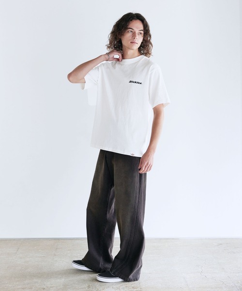Dickies（ディッキーズ） tシャツ 天竺バックシンボル刺繍プリント