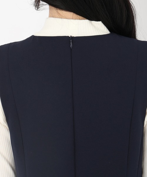 STRAWBERRY-FIELDS（ストロベリーフィールズ） ワンピース パール釦