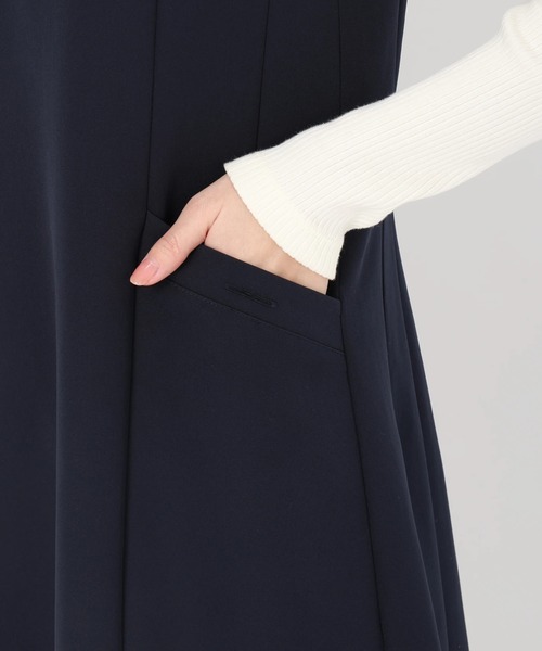 STRAWBERRY-FIELDS（ストロベリーフィールズ） ワンピース パール釦