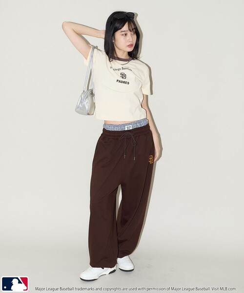 tシャツ PUBLUX/パブリュクス シアー パイピング ロンT　限定展開 レディース PUBLUX（パブリュクス）の「PUBLUX/パブリュクス ショート丈袖