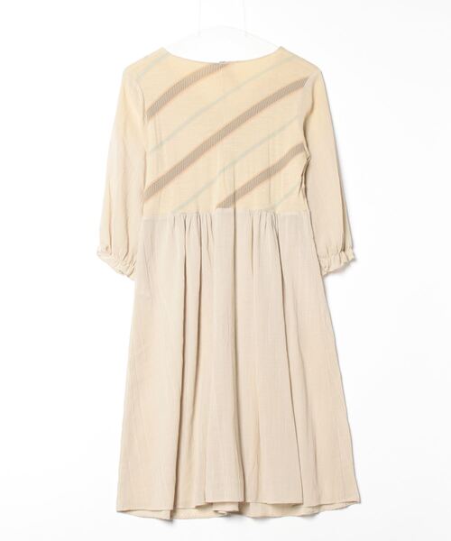「ANTIPAST」 長袖ワンピース - ベージュ レディース_画像2