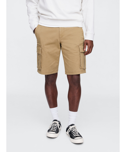 STONE  ベージュカーゴショートパンツ 新品タグ付き GAP（ギャップ） パンツ 11インチ エッセンシャル カーゴショート
