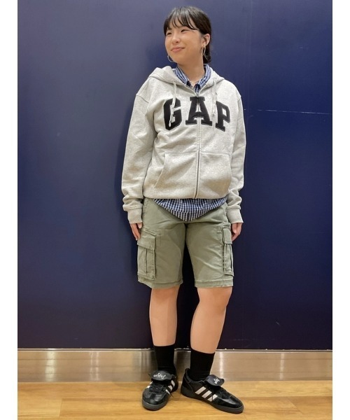ワンフォークロージング 1111clothing ◇ZIP使い ワイドカーゴ