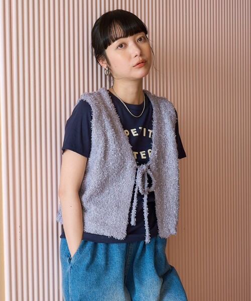 FREAK'S STORE（フリークスストア） ベスト ジレ 夏 フロントリボン