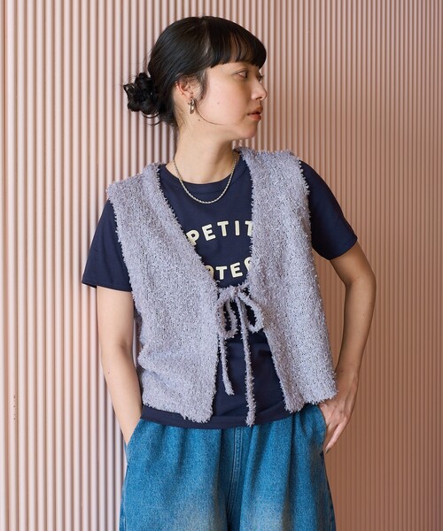 FREAK'S STORE（フリークスストア） ベスト ジレ フロントリボン