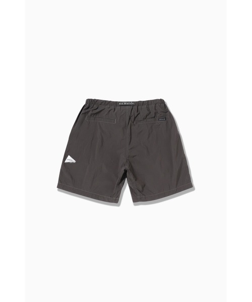 and wander（アンドワンダー） パンツ BRUSHED NYLON SHORT