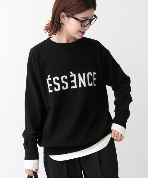 未使用・タグ付 Spick&Span スピック&スパン ロゴニット ブラック Spick & Span（スピックアンドスパン）の「≪一部店舗+WEB限定追加