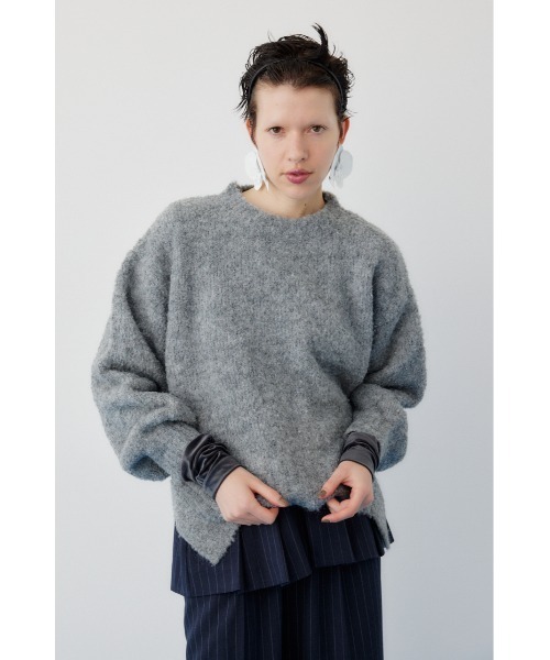 「HeRIN.CYE」 ニットカーディガン FREE グレー レディース HeRIN.CYE 「HeRIN.CYE」 ニットカーディガン FREE グレー