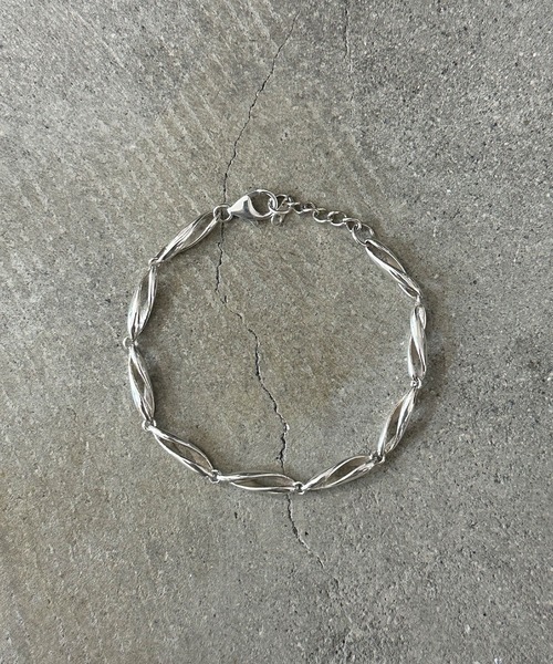 whoseA（フーシー） ブレスレット 「silver925」W twistChainBracelet