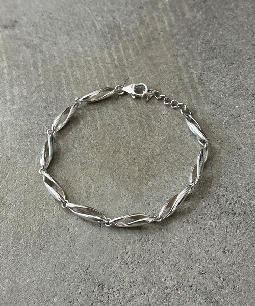 whoseA（フーシー） ブレスレット 「silver925」W twistChainBracelet