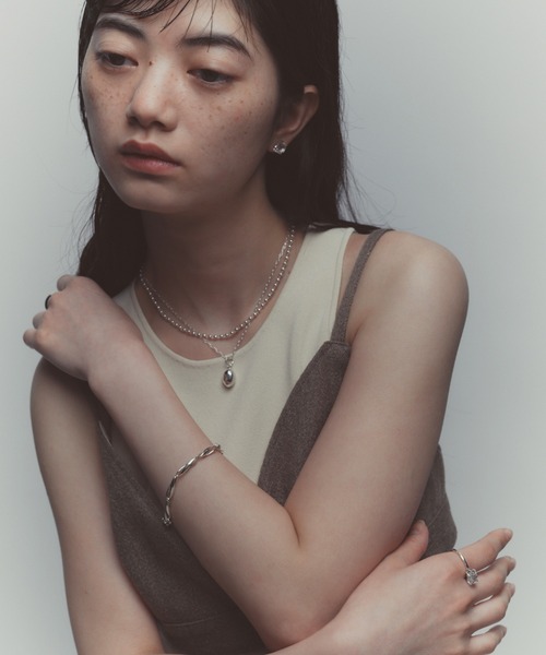 whoseA（フーシー） ブレスレット 「silver925」W twistChainBracelet