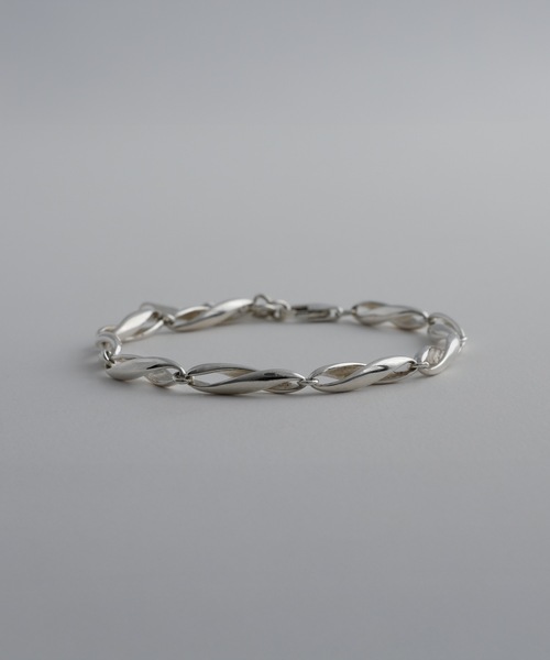 whoseA（フーシー） ブレスレット 「silver925」W twistChainBracelet