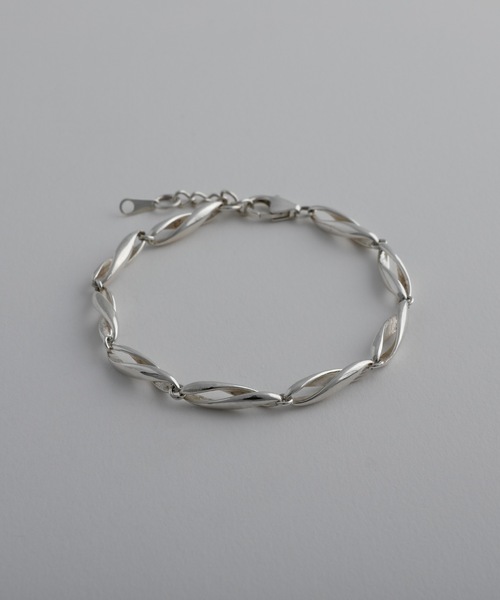 whoseA（フーシー） ブレスレット 「silver925」W twistChainBracelet