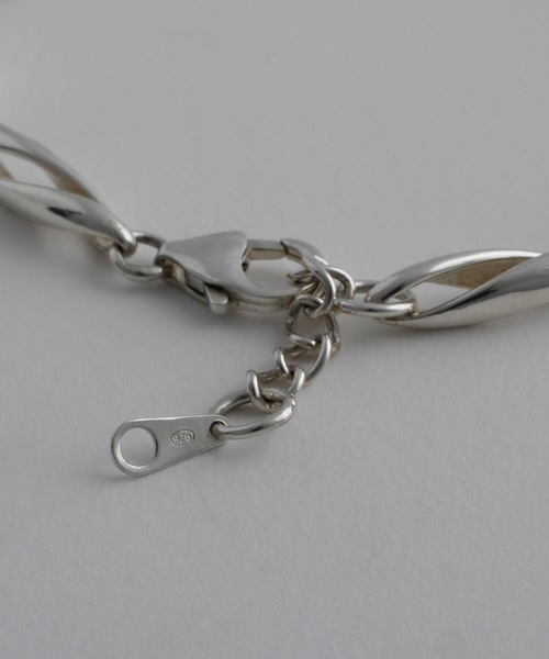 whoseA（フーシー） ブレスレット 「silver925」W twistChainBracelet