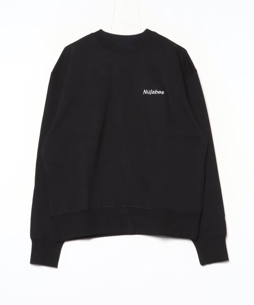 Nujabes 刺繍ロゴ スウェット YEN TOWN MARKET ヌジャベス YEN TOWN MARKET トレーナー スウェット 「Nujabes」ヌジャベス