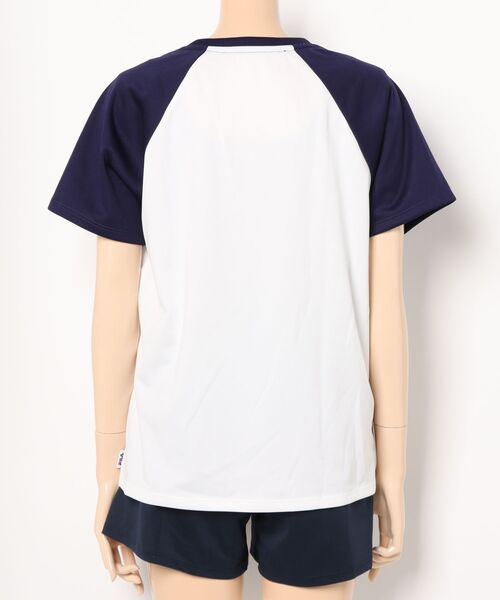 【FILA】吸水速乾/紫外線対策/UVケア ラグランロゴTシャツ付き水着4点LB FILA】吸水速乾/紫外線対策/UVケア ラグランロゴTシャツ付き水着