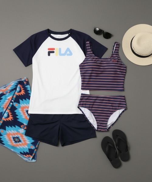 FILA（フィラ） ラッシュガード 「FILA/フィラ」ロゴTシャツ付き水着4