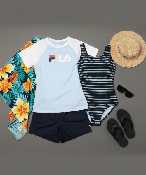 FILA（フィラ） ラッシュガード 「FILA/フィラ」ロゴTシャツ付き水着4
