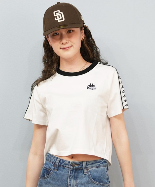 Nori40　まとめ売り Kappa（カッパ） tシャツ リンガーTシャツ 215938 レディース