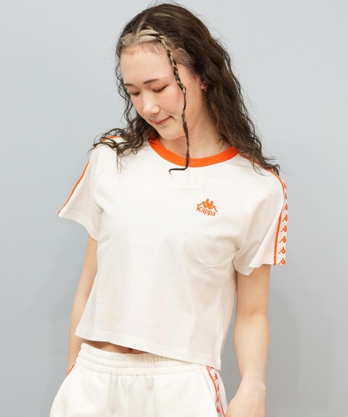 tシャツ Kappa/カッパ リンガーTシャツ 215938 レディース Kappa tシャツ Kappa/カッパ リンガーTシャツ 215938 レディース