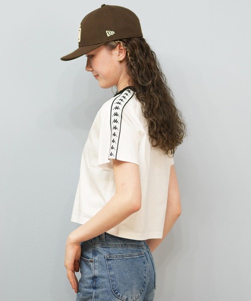 Kappa tシャツ Kappa/カッパ リンガーTシャツ 215938 レディース