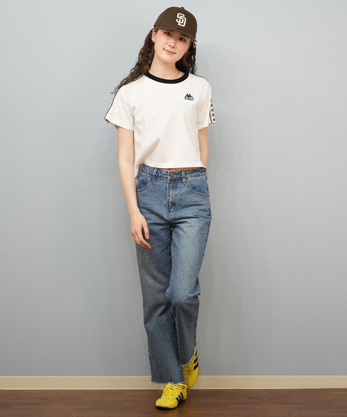 tシャツ Kappa/カッパ リンガーTシャツ 215938 レディース Kappa tシャツ Kappa/カッパ リンガーTシャツ 215938 レディース