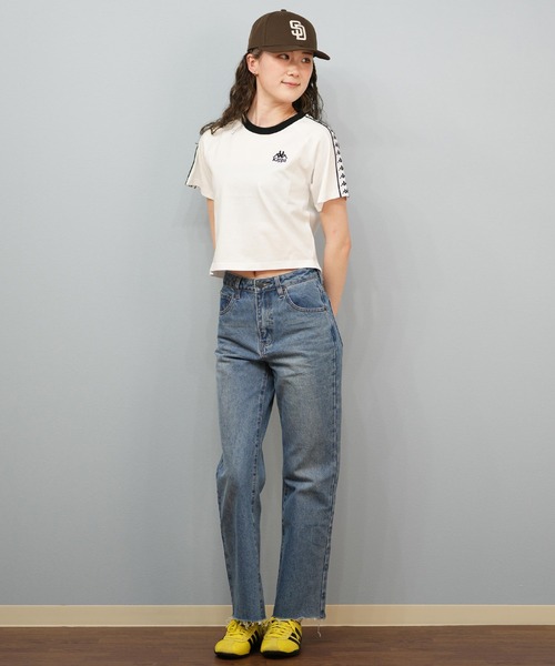 Kappa（カッパ） tシャツ リンガーTシャツ 215938 レディース