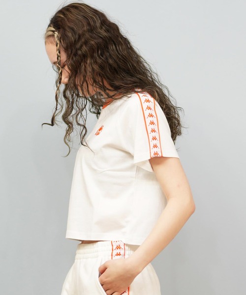 Kappa tシャツ Kappa/カッパ リンガーTシャツ 215938 レディース