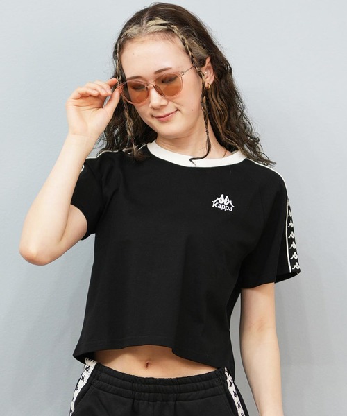 tシャツ Kappa/カッパ リンガーTシャツ 215938 レディース Kappa tシャツ Kappa/カッパ リンガーTシャツ 215938 レディース