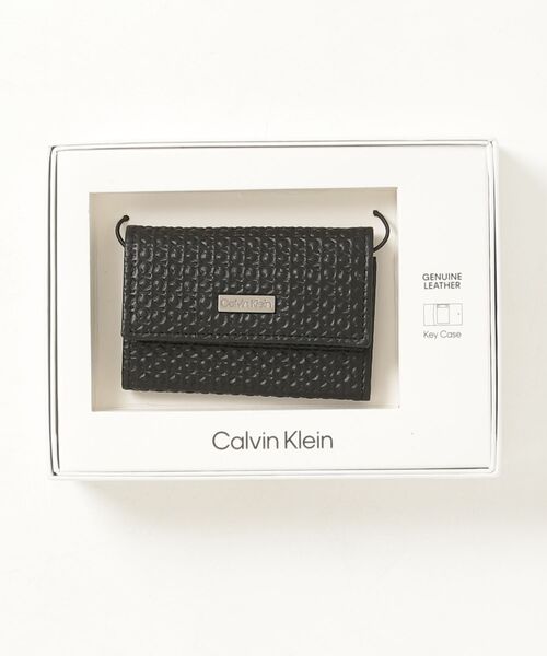キーケース 「Calvin Klein/カルバンクライン」Key Case / ワンポイント レザーキーケース