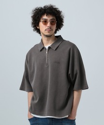 tシャツ ピグメントハーフZIP半袖プルオーバー メンズ｜ZOZOTOWN Yahoo!店