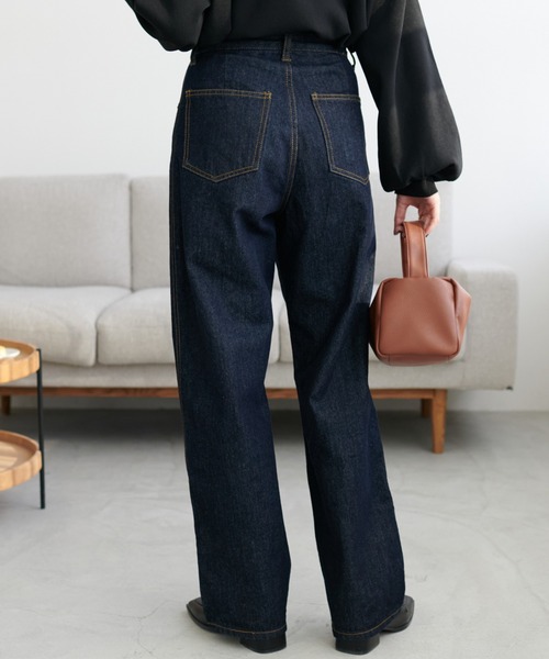 [DISCOAT] обработка Denim брюки MEDIUM темно-синий женский 