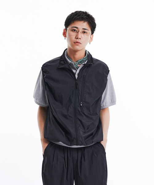 THE BOLDMAN ベスト ジレ Nylon Vest / ナイロンベスト メンズ