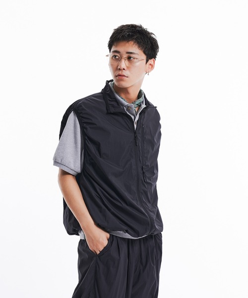 THE BOLDMAN ベスト ジレ Nylon Vest / ナイロンベスト メンズ
