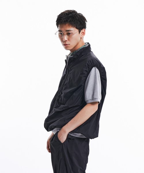 THE BOLDMAN ベスト ジレ Nylon Vest / ナイロンベスト メンズ
