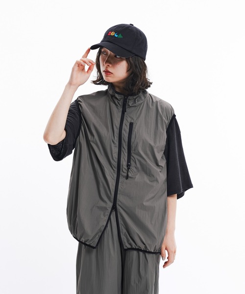 00s civarize Napoleon jilet vest ジレ　ベスト THE BOLDMAN ベスト ジレ Nylon Vest / ナイロンベスト メンズ