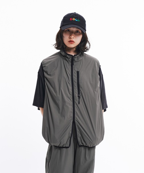 THE BOLDMAN ベスト ジレ Nylon Vest / ナイロンベスト メンズ