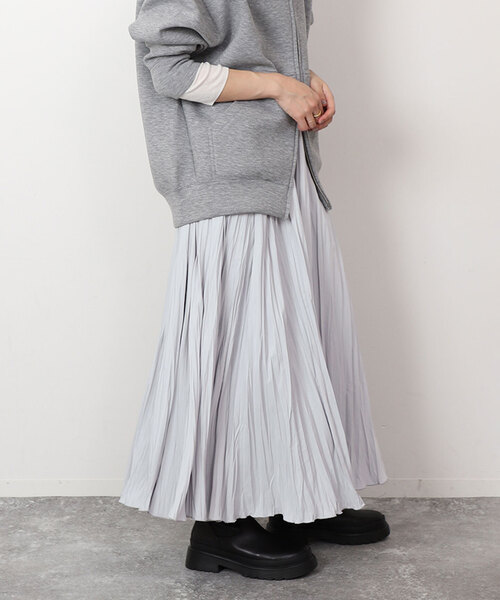 SLOBE IENA（スローブイエナ）の「ローライズプリーツスカート
