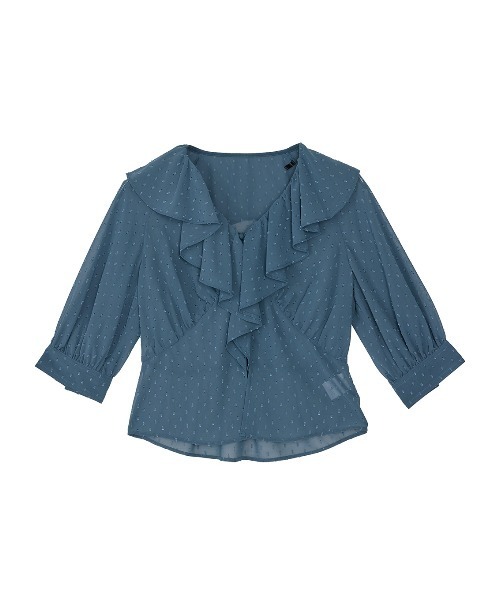 Ameri（アメリ） ブラウス シャツ MEDI DECALCOMANIA CHIFFON BLOUSE 