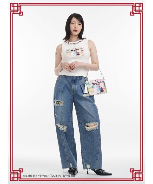 tシャツ 「TVアニメ「らんま1/2」jouetie」シーンフィットトップス レディース jouetie tシャツ 「TVアニメ「らんま1/2」jouetie」シーン