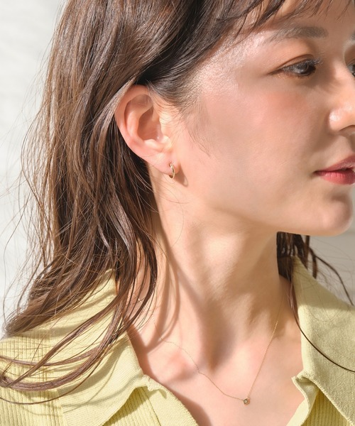 Phoebe（フィービー） ピアス 「K10」ディアフープピアス(片耳