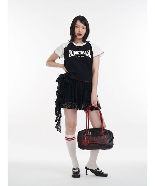 jouetie ボストンバッグ 「LONSDALE×jouetie」エナメルボストン