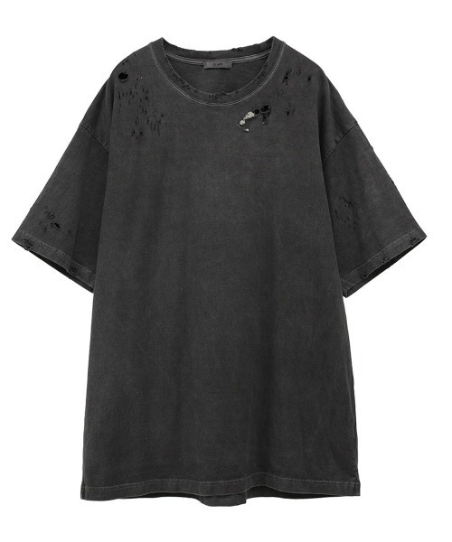 CLANE（クラネ） tシャツ 半袖 「CLANE/クラネ」CRUSH DESIGN OVER TEE