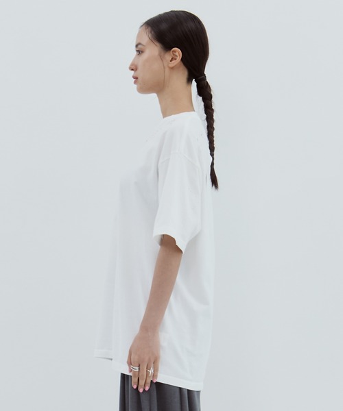 CLANE（クラネ） tシャツ 半袖 「CLANE/クラネ」CRUSH DESIGN OVER TEE